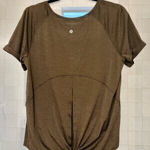 Lululemon Open Up Tie Back Tee